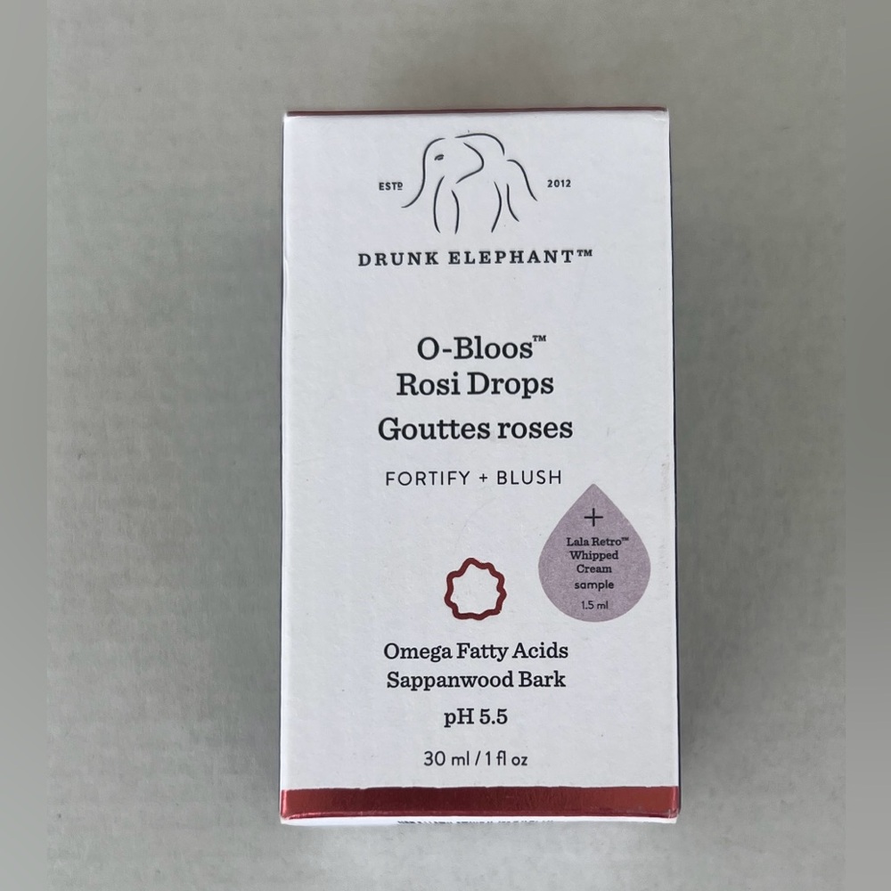 Drunk Elephant O-Bloos Rosi Drops - White and Pink